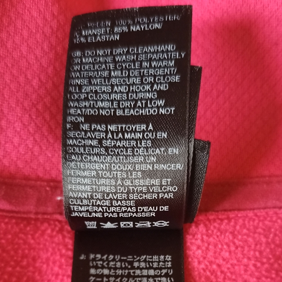 The North Face Women's Pink Full Zip Activewear Sport Jacket - Picture 13 of 16